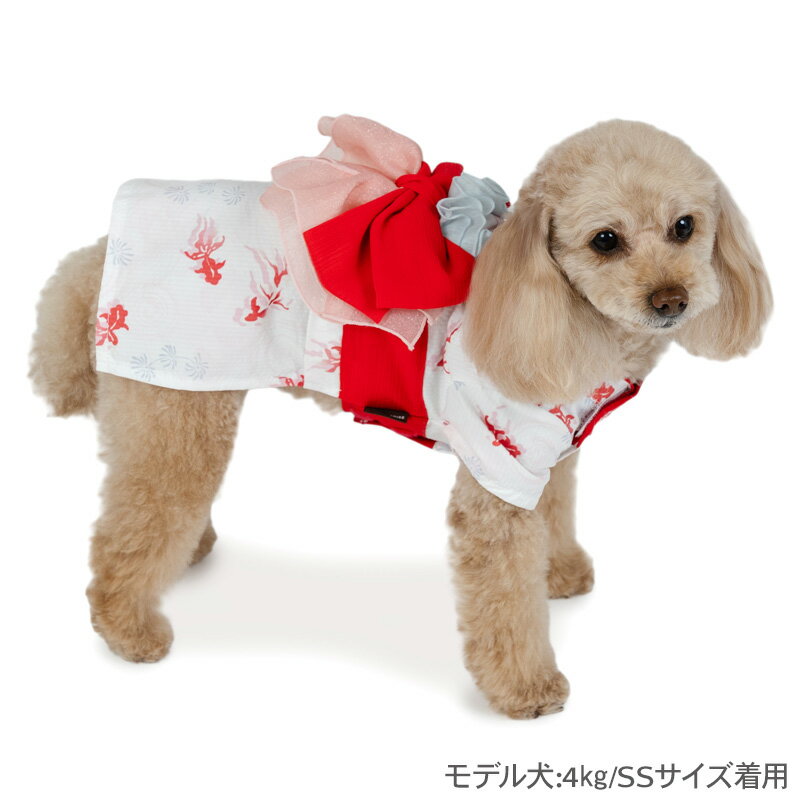 【P10倍】【880円OFF】犬 夏服 犬 服 遊泳 金魚柄 浴衣 小型犬 中型犬 大型犬 | ホ...