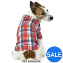 セール 犬 服 秋 犬服 シャツ J.PRESS 小型犬 赤 チェック | アウトレット sale 【返品交換不可】 春 おしゃれ かわいい かっこいい ペット...