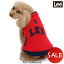 犬 セール 犬 服 冬 フリース Lee 綿入り ベスト 【小型犬】 【中型犬】 【大型犬】 | アウトレット sale 【返品交換不可】 冬服 秋冬 lee リー アウター おしゃれ 着せやすい かっこいい かわいい 暖かい あったか 防寒 ドッグウエア ドッグウエア いぬ イヌ 5,280円