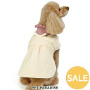 セール 犬 服 春服 ワンピース キルティング 【小型犬】 ピンク | アウトレット sale 【返品交換不可】 秋冬 女の子 キルト リボン 柔らかい ドッグ...