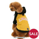 犬 セール 犬 服 冬 J.PRESS パーカー 【小型犬】 ウィンドパーカー | アウトレット sale 【返品交換不可】 秋冬 イエロー フード付き ペット...