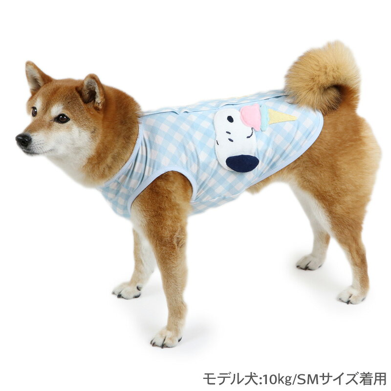《300円OFFクーポン》セール スヌーピー 犬 夏服 保冷剤 ポケット付き クール 接触...