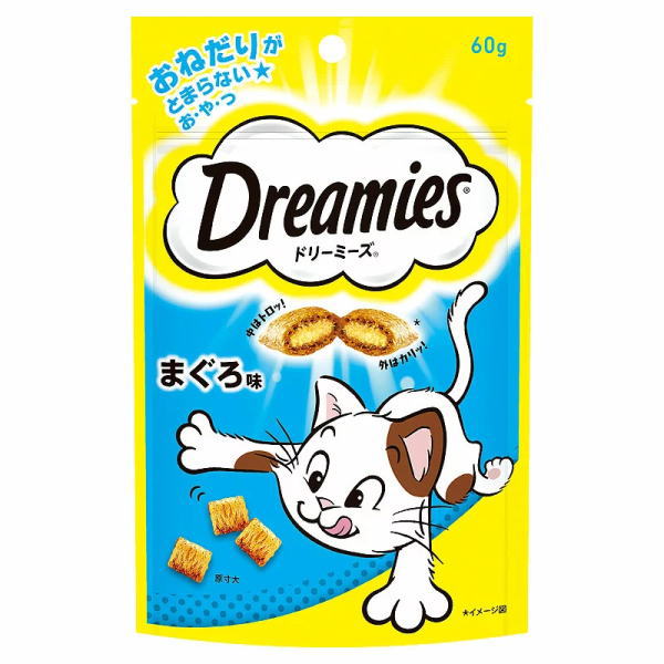 マース ドリーミーズ まぐろ味 60g（猫用おやつ スナック Dreamies）