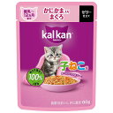 マース カルカンパウチ ゼリー仕立て 子ねこ用 かにかま入りまぐろ 60g(キャットフード 総合栄養食)