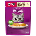 マース カルカンパウチ やわらかパテ かつお 着色料・発色剤 無添加 60g(キャットフード 総合栄養食)