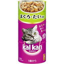 マース カルカン ハンディ缶 1歳から まぐろ・たい入り 160g×3缶(キャットフード 猫缶パック)