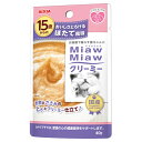 アイシア 15歳からのミャウミャウ クリーミー ほたて風味 40g(キャットフード パウチ 高齢猫)