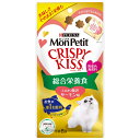 モンプチ クリスピーキッス 総合栄養食 とびきり贅沢サーモン味 24g（猫用おやつ スナック Monpetit）