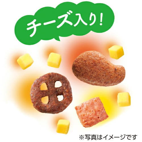 銀のスプーン おいしい顔が見られるおやつ カリカリッチ チキン＆チーズ 60g（ユニチャーム） pet-ppt-10013847 ペット用品のPePet(ペペット) サンプル画像3