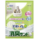【9月廃番予定】デオトイレ 消臭サンド 4L(猫砂 トイレ砂 シリカゲル システムトイレ用 ユニチャーム)
