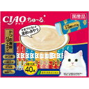 いなばペット CIAO チャオ ちゅ~る かつお海鮮バラエティ 14g×40本入(ちゅーる チュール ウェット)