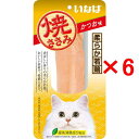 【6個セット】いなばペット 焼ささみ かつお味 1本入×6個(QYS-03 猫用おやつ 6本 焼きささみ)