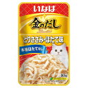 いなば 金のだしパウチ とりささみ・ほたて味 40g（猫用ウェット レトルト）