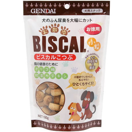 現代製薬 ビスカル 小粒 180g（犬用おやつ スナック 国産）のサムネイル