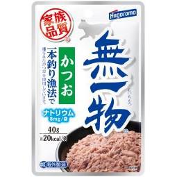 はごろもフーズ 無一物パウチ かつお 一本釣り漁法 40g（キャットフード レトルト）