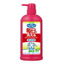 LION ライオン ペットキレイ 毎日でも洗えるリンスインシャンプー 犬用 ポンプ 550ml(低刺激 弱酸性 無着色)