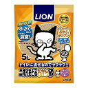 ライオン ペットキレイ ニオイをとるおから砂 リラックスラベンダーの香り 5L（猫砂 固まる 流せる）