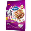 日本ペット コンボキャット 11歳以上 毛玉対応 かつお味 かつおチップ&かつお節添え 600g(キャットフード 高齢猫)