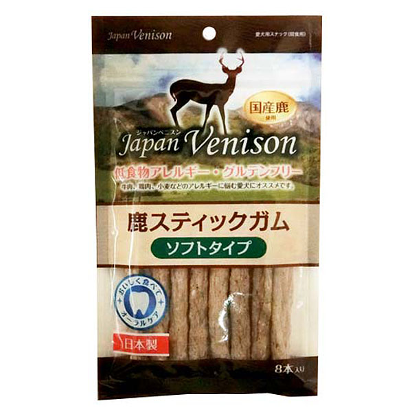 Rakuten - asuku（アスク） ジャパンベニスン 鹿スティックガム ソフトタイプ 8本（ドッグフード おやつ）