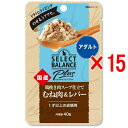 【15袋セット】セレクトバランス プラス 鶏挽き肉スープ仕立て むね肉&レバー アダルト/1歳以上の成猫用 40g×15袋(ベッツチョイス)