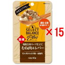 【15袋セット】セレクトバランス プラス 鶏挽き肉スープ仕立て むね肉&レバー 避妊・去勢後の健康サポート/10ヶ月からの子猫・成猫用 40g×15袋(ベッツチョイス)