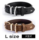 【EZYDOG】 レザーカラー 首輪 革 【Lサイズ】 大型犬