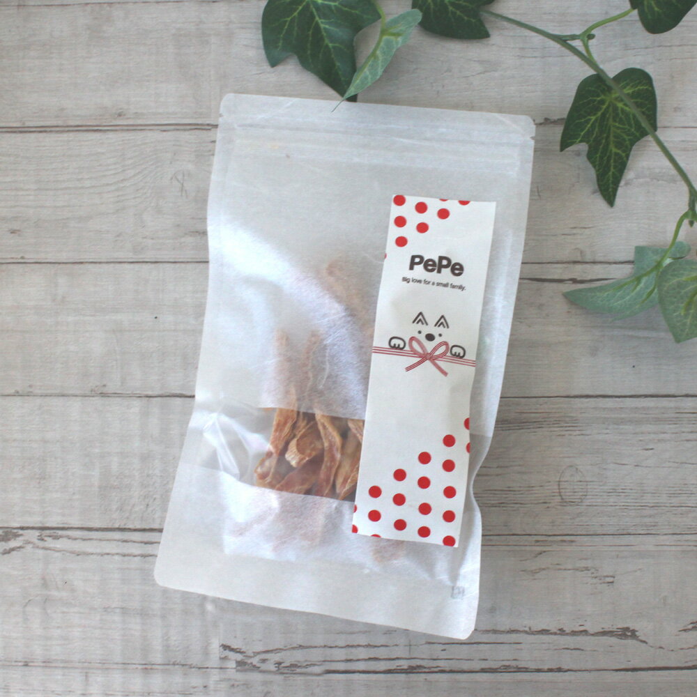 Pepe 細切りささみ 70g 犬 おやつ 無添加 国産 犬用ドッグフード いぬ イヌ ささみ おやつ ジャーキー エサ ドライ 新生活