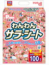 P・ワン わんわんサラ・シート ワイド お徳用 ワイド(100枚入)*4個(1ケース) 4904601763080 第一衛材