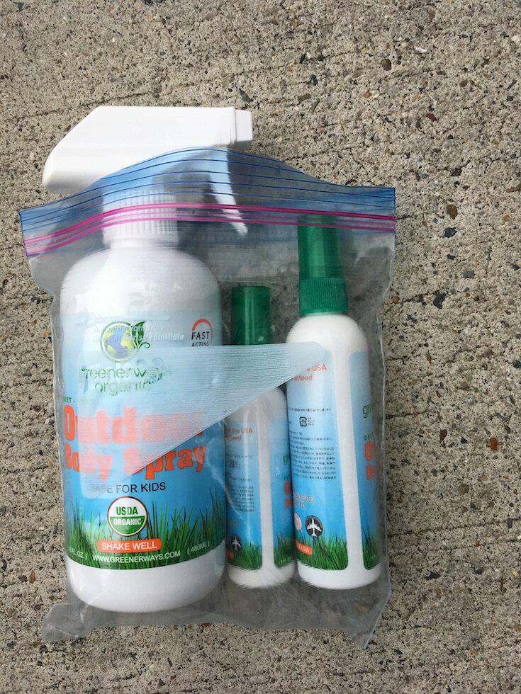 【コストコ】【アウトレット】【訳あり】【最安挑戦】箱・袋なし等 お子様にも安心! オーガニック虫よけスプレー 480mL+120mLx1本 60mlx1本 /3本セット アルコールフリー 子供用虫除け【Z】のサムネイル