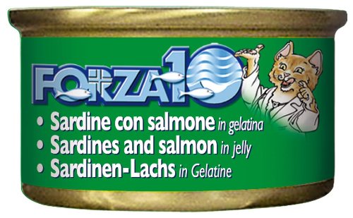 【PET】【フォルツァ10(FORZA10)】【ポイント2倍】　猫缶　メンテナンス　イワシ＆サーモン　85g 80202..