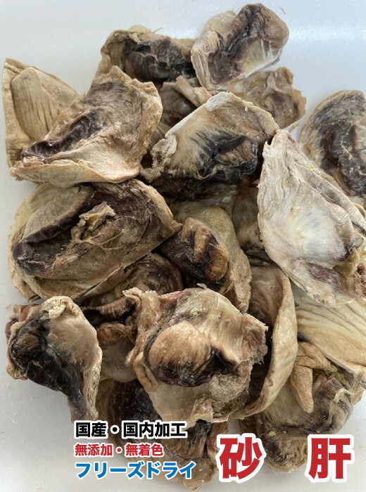 犬 おやつ 無添加 フリーズドライ 砂肝【100g】【国産・国内加工】 すなぎも 砂肝【DBP】