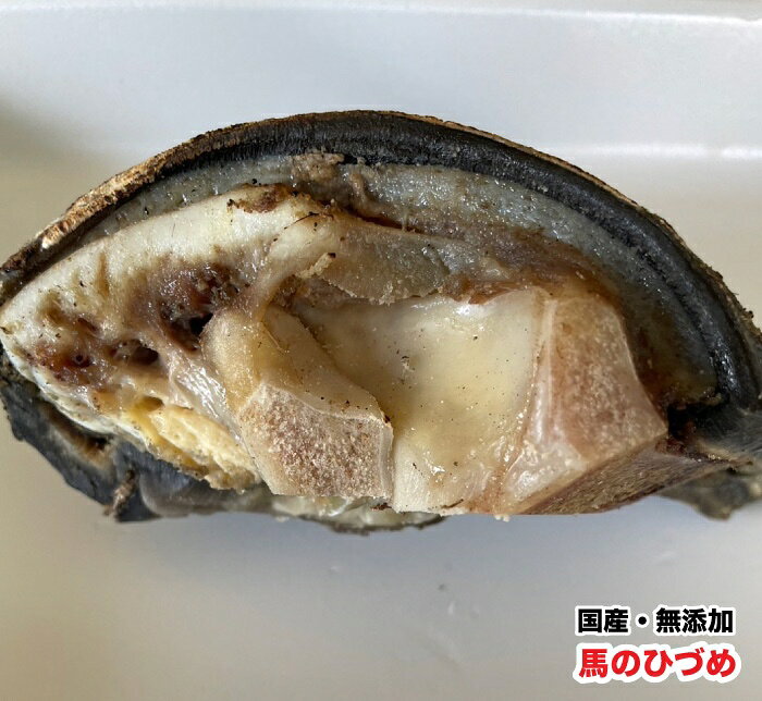 【1個(約200g)】　大型犬向き　犬　噛むおやつ　国産・無添加　乾燥　馬のひづめ　...