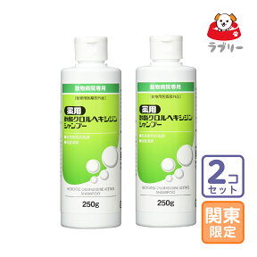 お届け先関東限定/2本セット「薬用 酢酸クロルヘキシジンシャンプー 250g」同梱不可【1603】