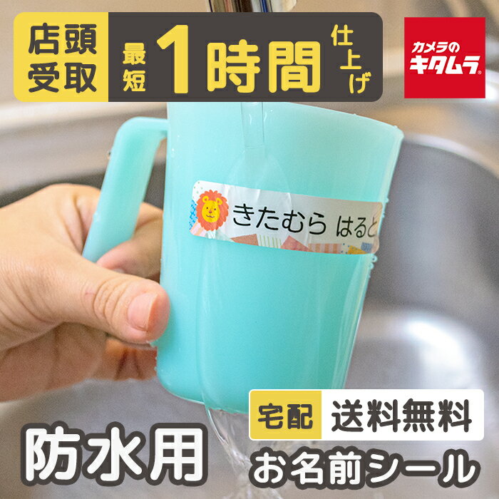 【最短1時間!カメラのキタムラ店頭受取】防水用 お名前シール 選べるデザイン シンプル&かわいい 最大389枚 送料無料 おなまえシール 名前シール ネームシール 耐水 食洗機対応 漢字 ひらがな 幼稚園 小学校 保育園 おしゃれ お名前 防水シール 修学旅行 裁縫セット