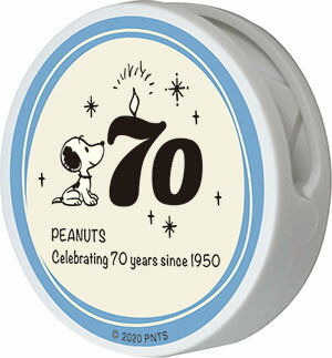 70YEARS PEANUTS　70周年 限定 Snoopy　スヌーピー　クリップマグネット　A　直径59mm
