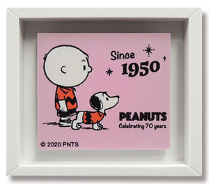 70YEARS PEANUTS 70周年 限定 Snoopy スヌーピー フレームマグネット B 60mm×52mm