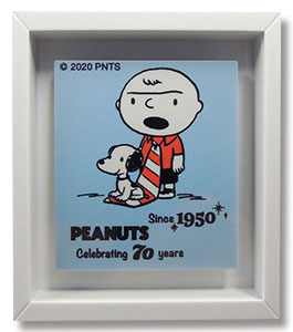 70YEARS PEANUTS　70周年 限定 Snoopy　スヌーピー　フレームマグネット　D　52mm×60mm