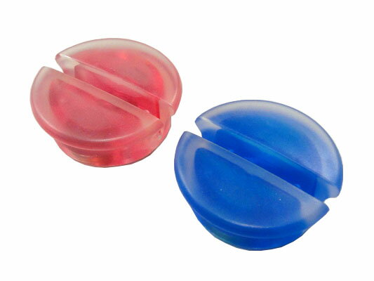 プニョプニョマグネット　直径30mm　ピンク・青　4個セット(3.0)