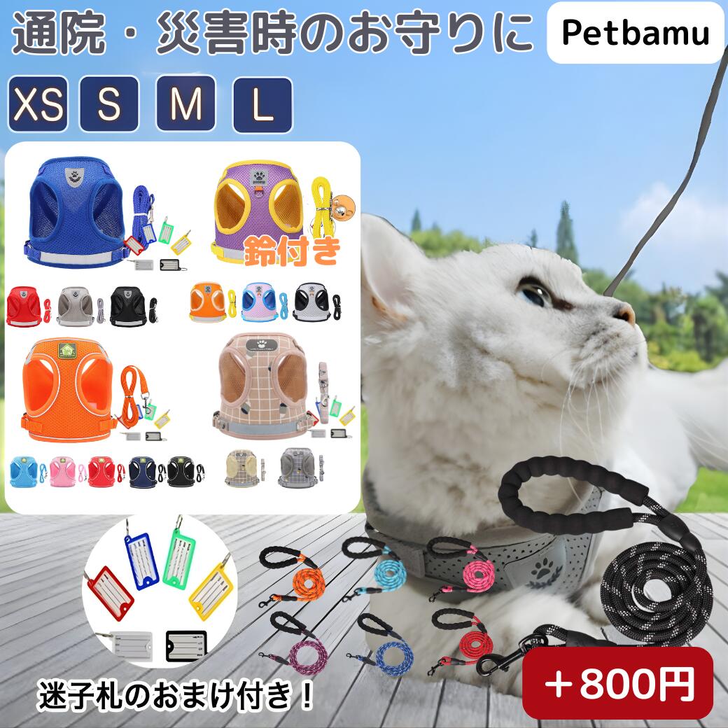 猫 ハーネス【LINE登録で100円オフ災害時のお守りに】 リード 外れ ない 猫用ハーネス ハーネ ...