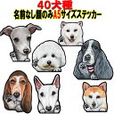 母の日 プレゼント A5 犬 ステッカー シール 犬ステッカー 犬 グッズ 雑貨 ゴールデンレトリバー ビションフリーゼ 狆 ダルメシアン 秋田犬 バセットハウンド イタグレ 猫 シェパード シェッドランドシープ ゴールデンレトリバー ビションフリーゼ 車 ギフト ワンポイント