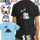 名入れ Tシャツ 犬 オリジナル ラブラドール アメリカンコッカースパニエル シベリアンハスキー ビーグル ミニチュアピンシャー グッズ 雑貨 レディース メンズ キッズ ベイビー 可愛い オーダーメイド ギフト プリント 誕生日プレゼント クリスマス プレゼント