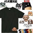 犬 tシャツ レディース おもしろ 犬柄 tシャツ かわいい 犬 シーズー トイプードル チワワ 柴犬 シュナウザー ダックスフンド ポメラニアン キャバリア ...