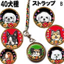 携帯 スマホ ストラップ グッズ 雑貨 ボストンテリア キャバリア マルチーズ パピヨン ミニチュアシュナウザー ジャックラッセルテリア ポメラニアン ペキニー...