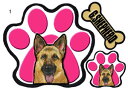1000円ポッキリ ジャーマンシェパード グッズ ジャーマン シェパード PAW パウ 犬ステッカー Gジャーマンシェパード 1-2 パウステッカー シール 愛...
