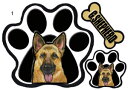 マグネット PAW パウ 犬ステッカー Gジャーマンシェパード1-3 パウステッカー ジャーマンシェパード 愛犬 雑貨 グッズ ペット オリジナル 車 犬 車用 犬雑貨 車 誕生日プレゼント クリスマス プレゼント