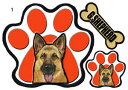 マグネット PAW パウ 犬ステッカー Gジャーマンシェパード 1 パウステッカー ジャーマンシェパード 愛犬 雑貨 グッズ ペット オリジナル 車 犬 車用 犬雑貨 車 誕生日プレゼント プレゼント バレンタイン