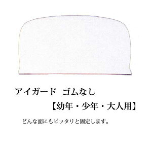 コロナ予防剣道 アイガード ゴム無し 幼年・少年・大人用 ケガ防止 予防 保護用品 全日本剣道連盟推奨用具該当品