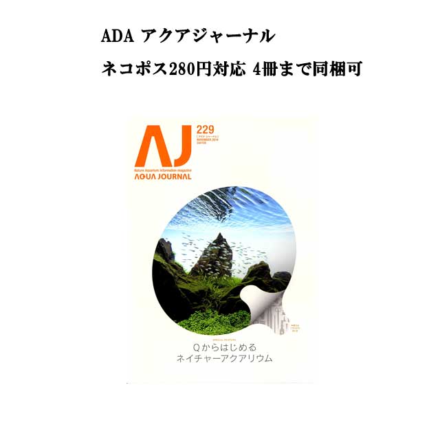 【ネコポス280円対応】月刊「アクア・ジャーナル AJ AQUA JOURNAL」Vol.229　特集『Qからはじめるネイチャーアクアリウム』 アクアジャーナル