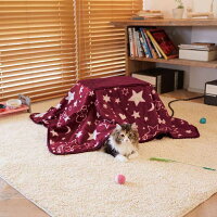 ドギーマン遠赤外線ペットの夢こたつ(本体・ふとんセット)犬・猫用秋冬【同梱不可】
