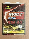 SUNOCO(スノコ) Svelt EURO（スヴェルト ユーロ） 5W-40 20L ペール缶 オートモービル モーターカー カー 車 自動車 車両 日本サン石油 すのこ オイル 20リットル 20リッター 5W40 スベルト